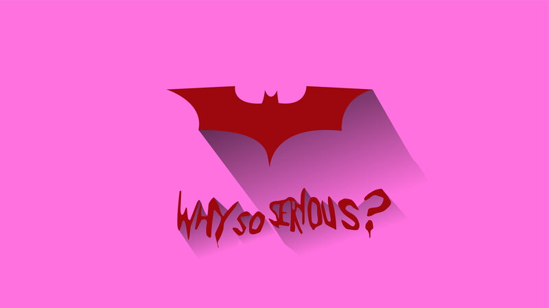 Bat Symbol and Text