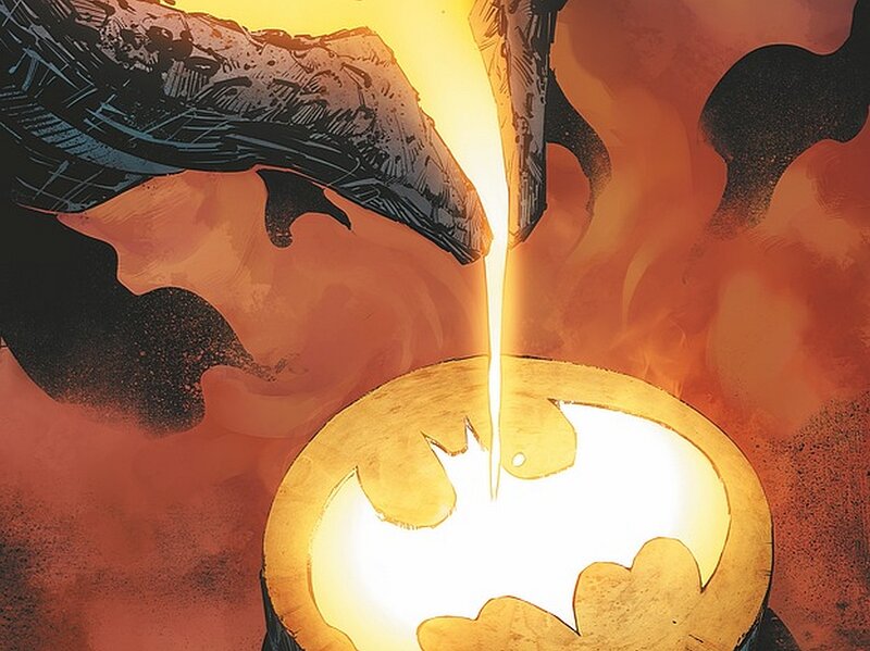 Bat Symbol Being Forged