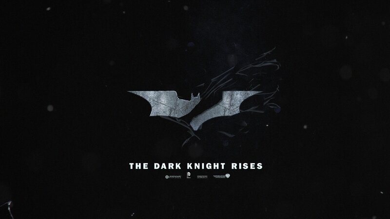 Bat Symbol Logo — Black, Dark, Dramatic, Night