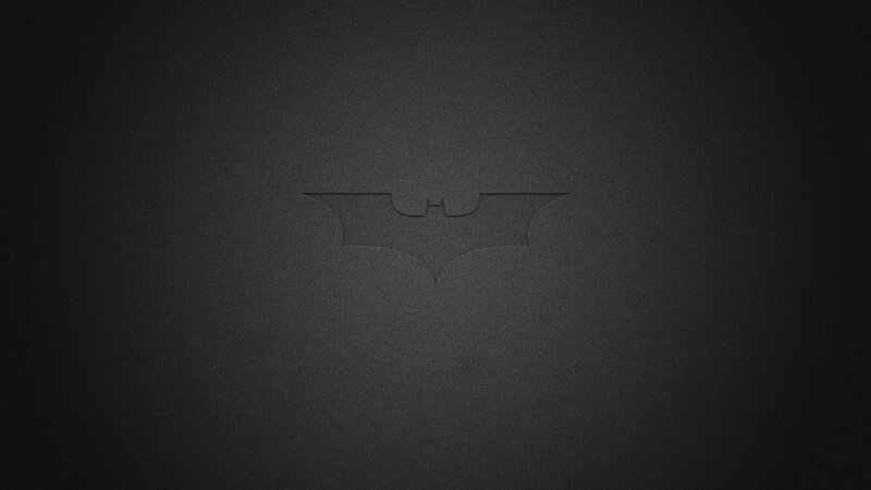 Bat Symbol on Dark Surface