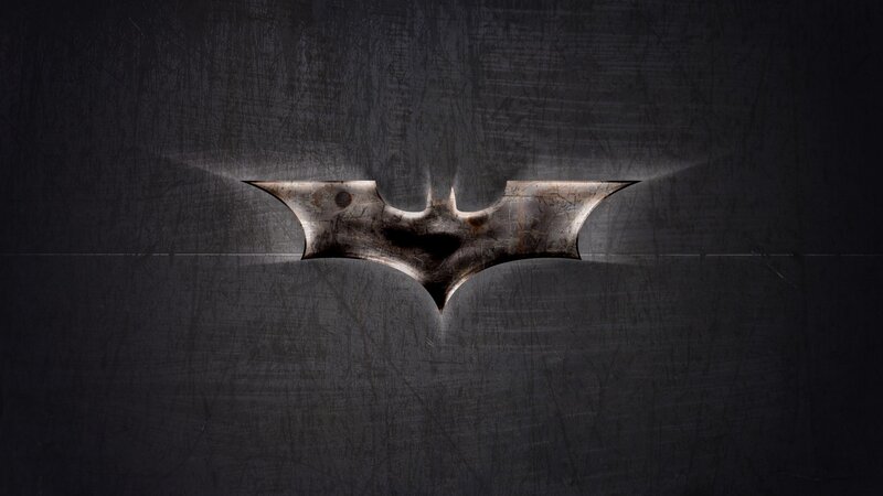 Bat Symbol on Metal
