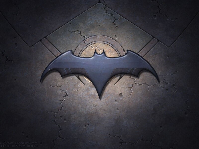 Bat Symbol on Wall