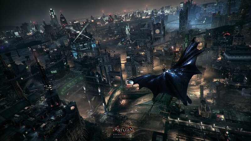 Bat-winged Figure Flying