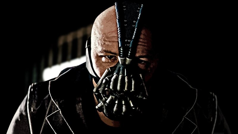 Batarang Mask Character — Black, Dramatic