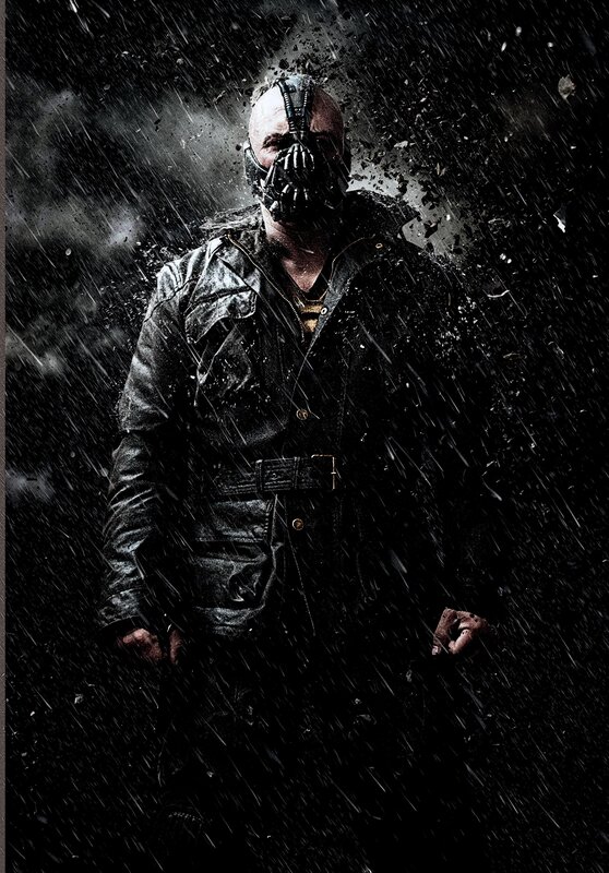 Batarang-masked Man — Black, Dramatic, Night, Photograph, Rain