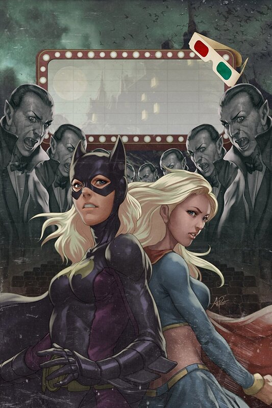 Batgirl and Supergirl