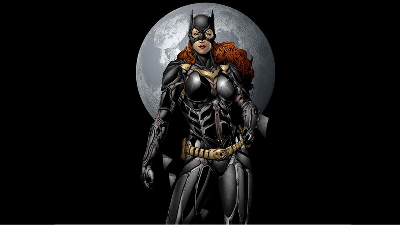Batgirl Character — Black, Dramatic