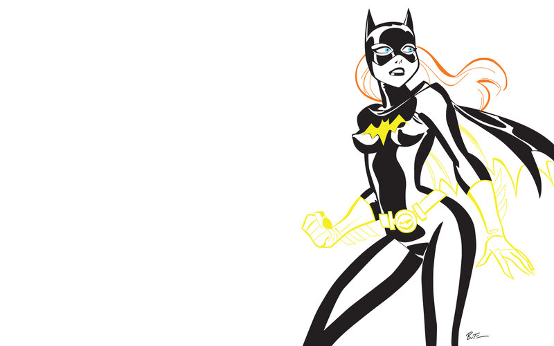 Batgirl Character — Black, Dynamic