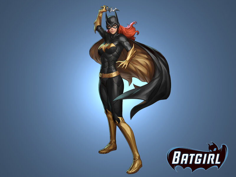 Batgirl Character — Blue