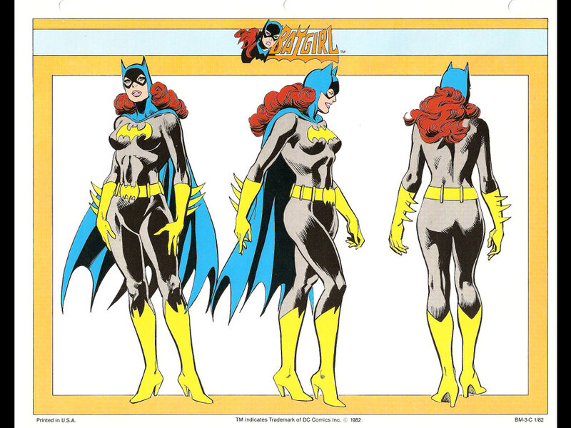 Batgirl Character Design — Blue