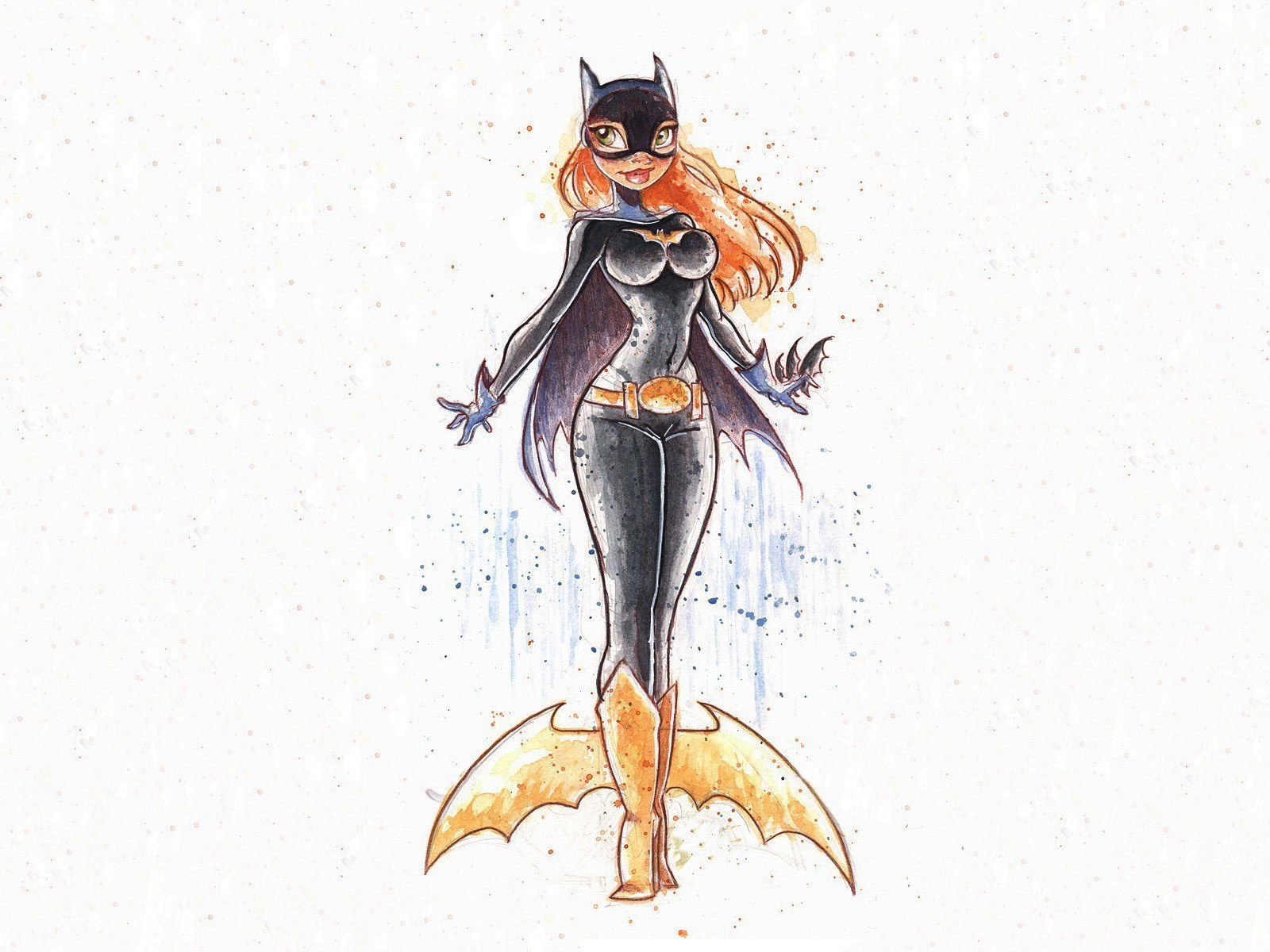 Batgirl character illustration