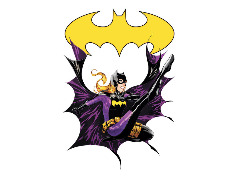 Batgirl Character — Purple, Dynamic
