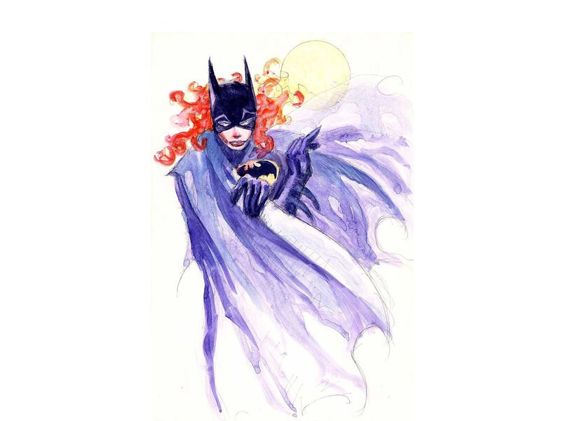 Batgirl Character — Purple