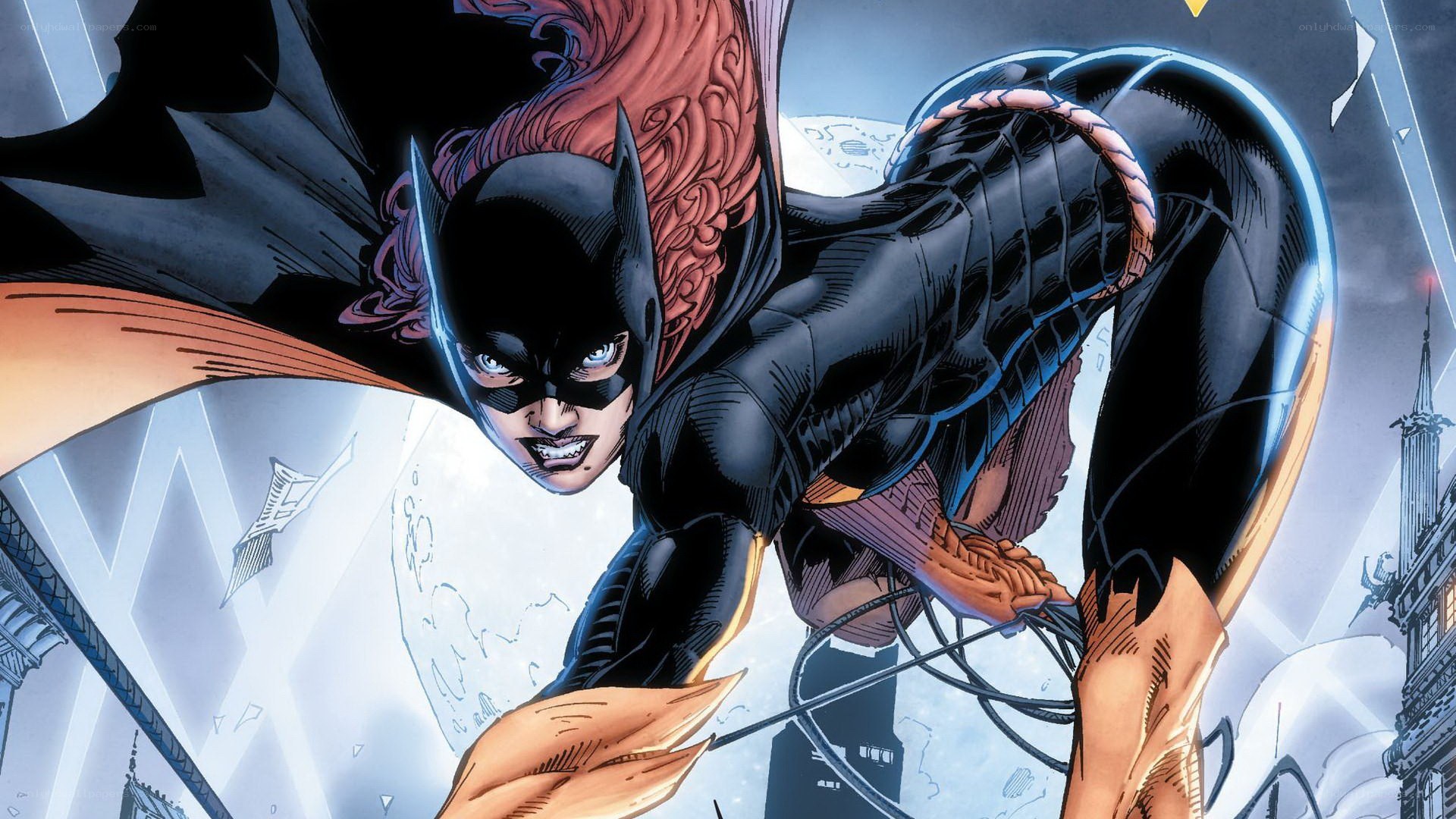 Batgirl in action