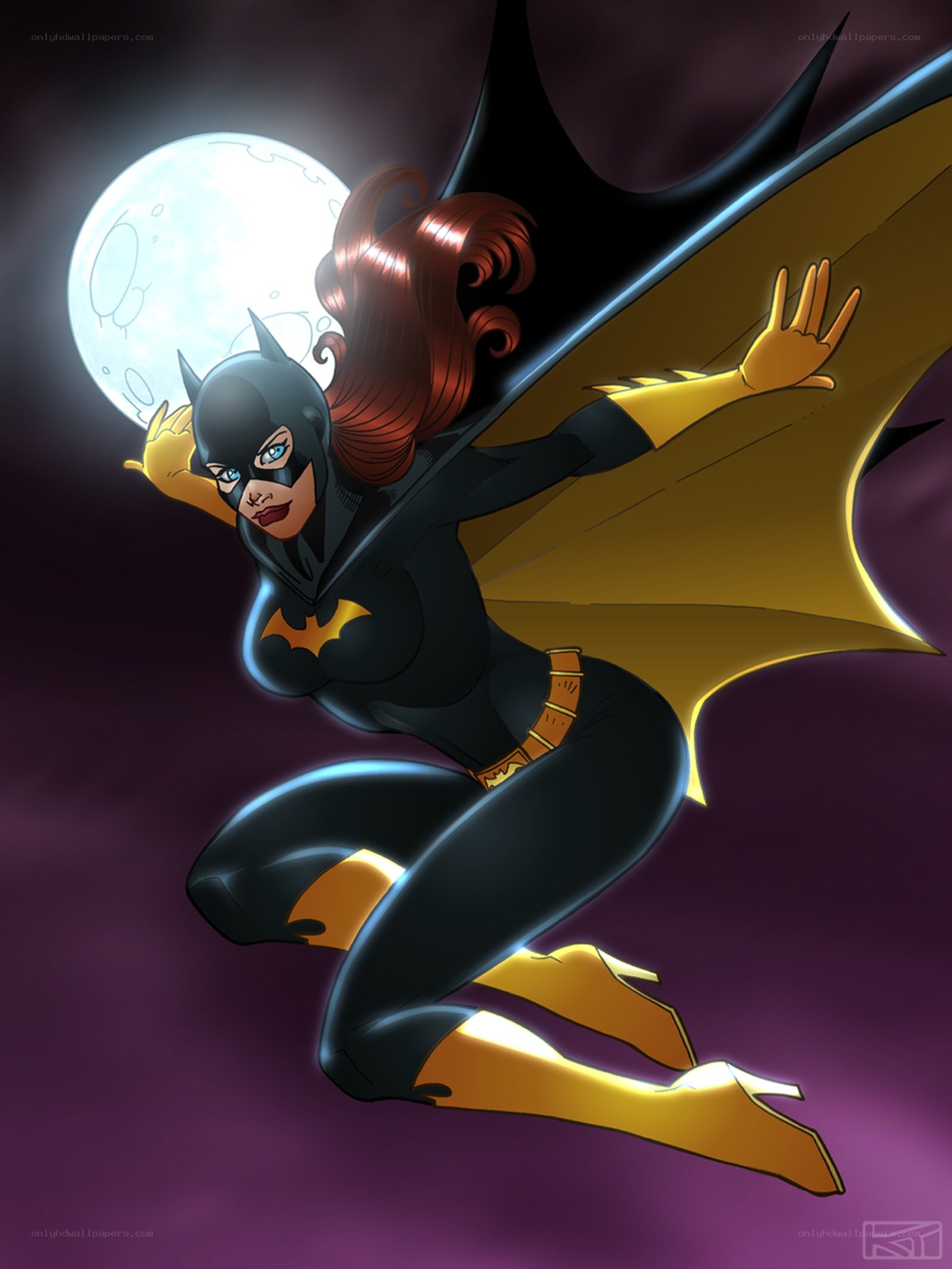Batgirl in action