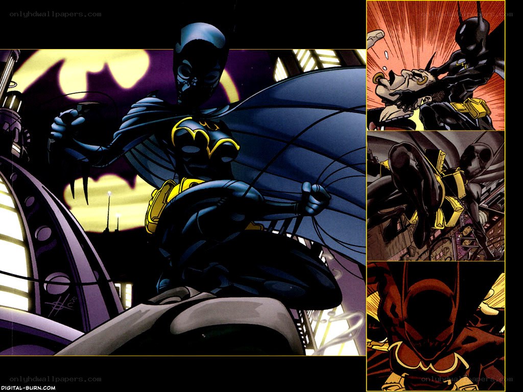 Batgirl in action