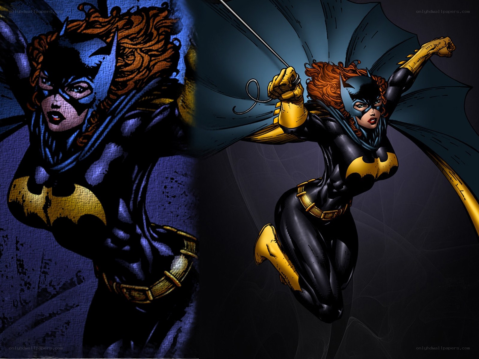 Batgirl in action