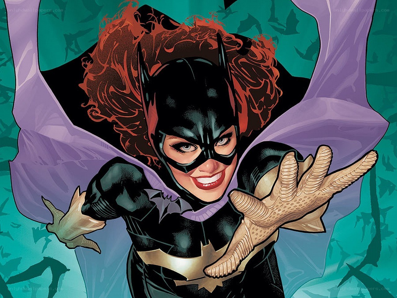 Batgirl in action