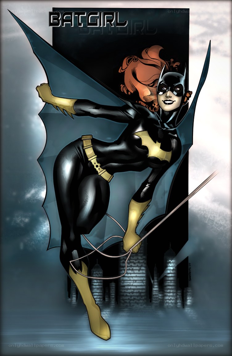 Batgirl in action pose