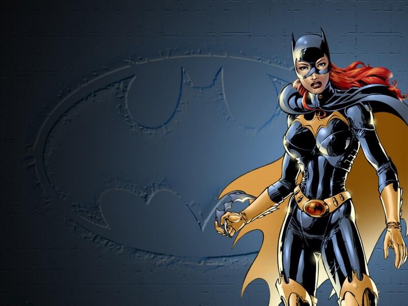 Batgirl in Costume — Black, Dramatic