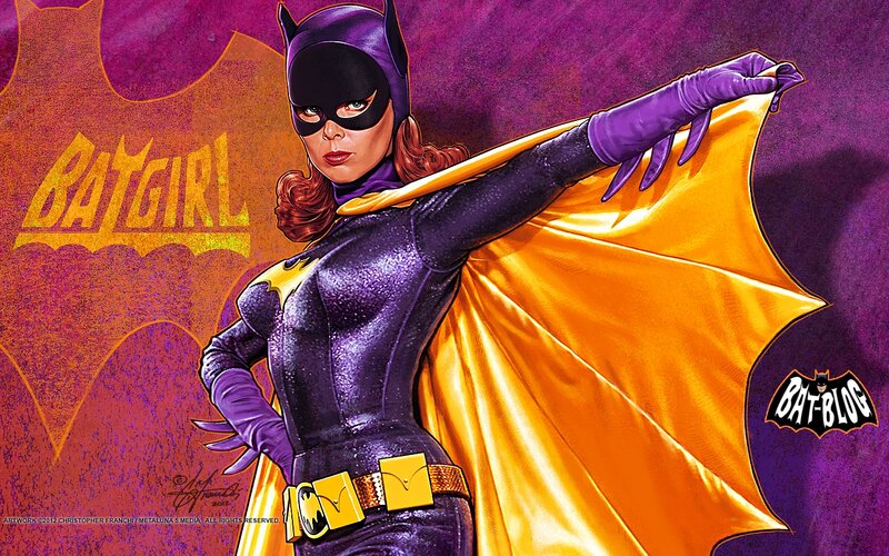 Batgirl in Costume — Purple