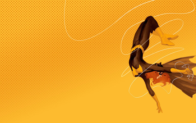 Batgirl in dynamic pose