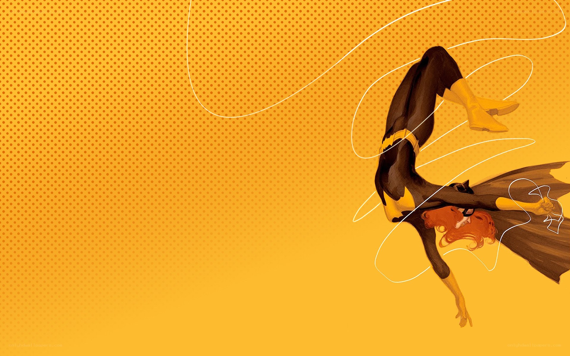 Batgirl in dynamic pose