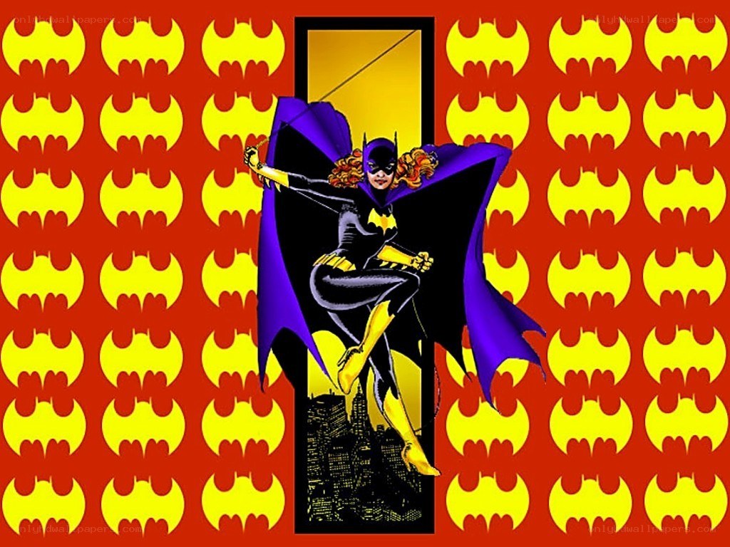 Batgirl in dynamic pose