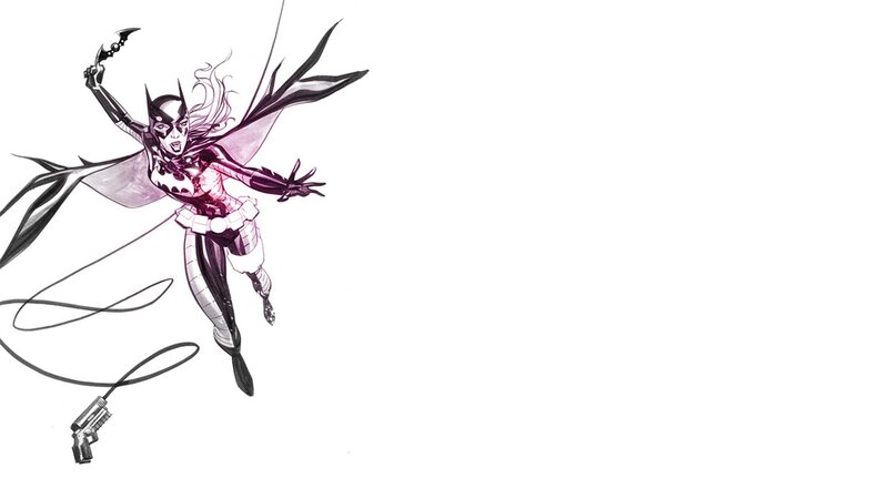 Batgirl in Flight — Black