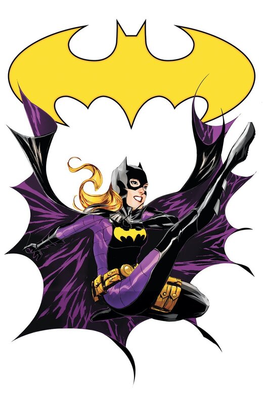 Batgirl in purple costume