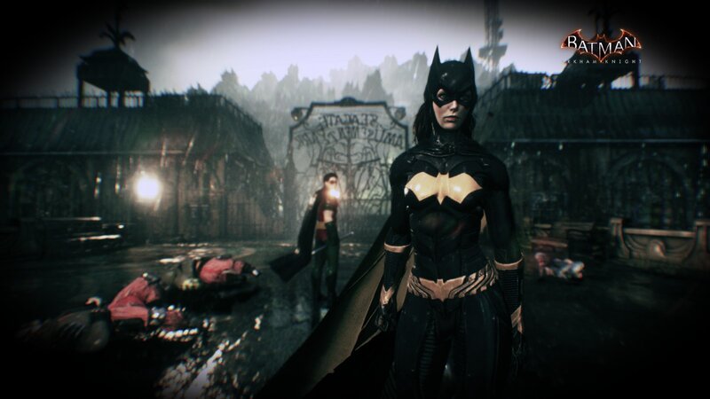 Batgirl Standing in Alley