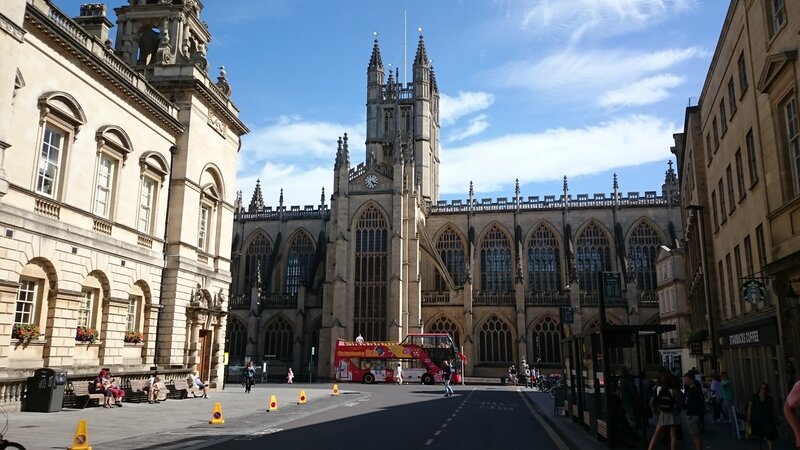 Bath Abbey — Blue
