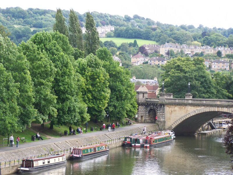 Bath canal and bridge view