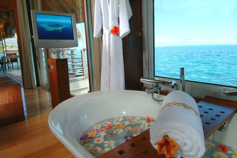 Bathtub with Flowers