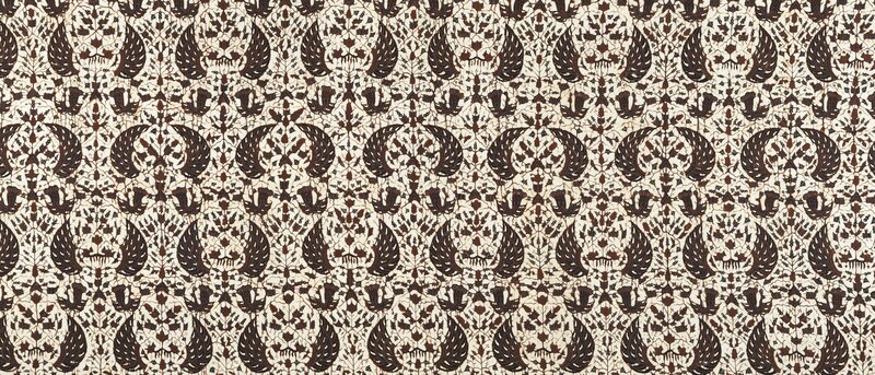 Batik Fabric Pattern — Brown
