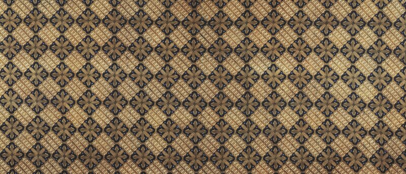 Batik Fabric Pattern — Gold
