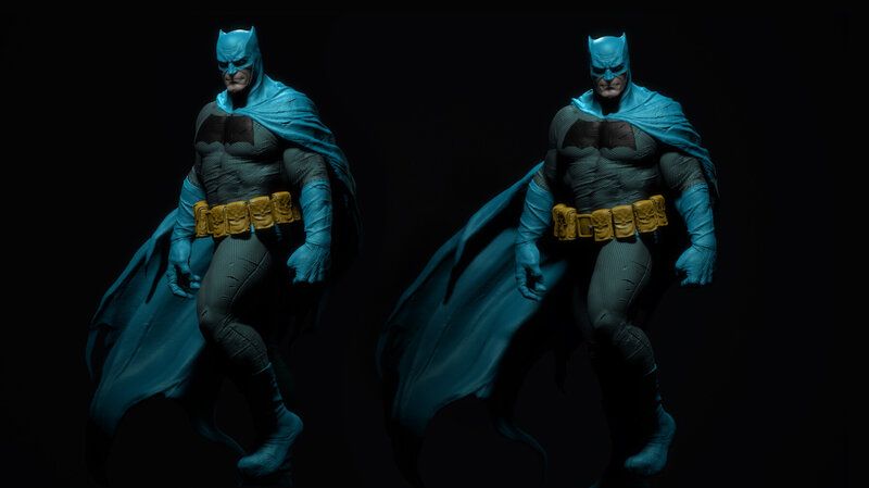 Batman Action Figure — Blue