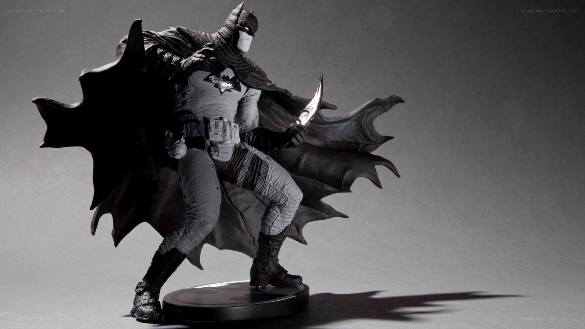 Batman action figure statue