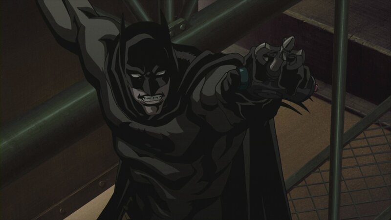 Batman Aiming a Weapon — Black