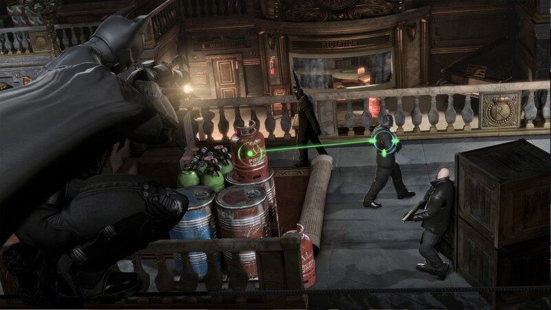 Batman Aiming at Guards
