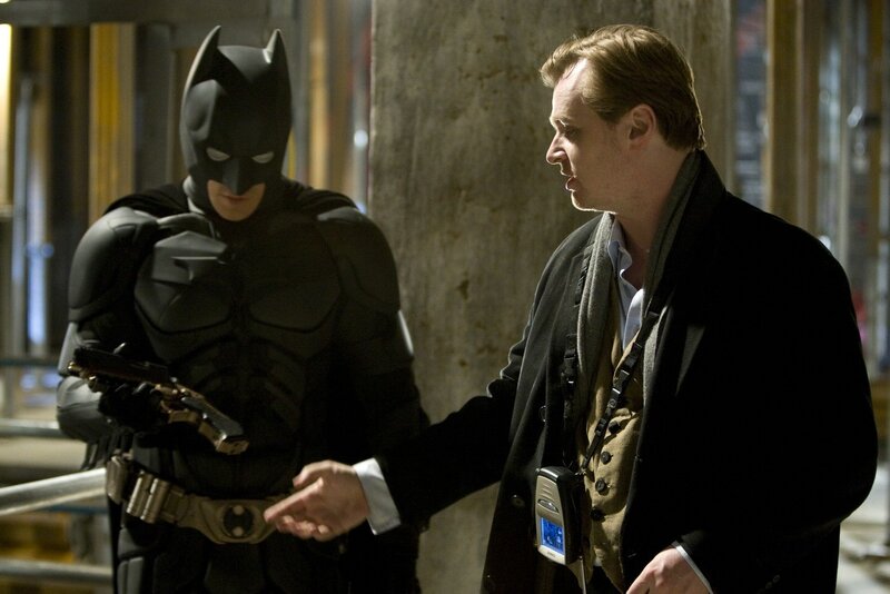 Batman and a man in suit