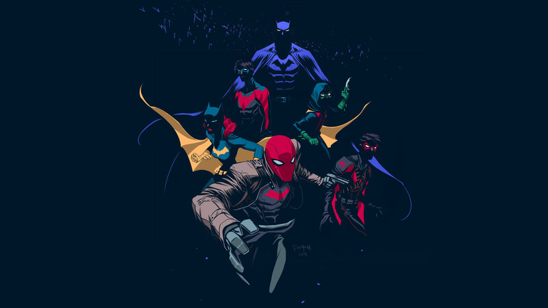 Batman and Allies Group — Black