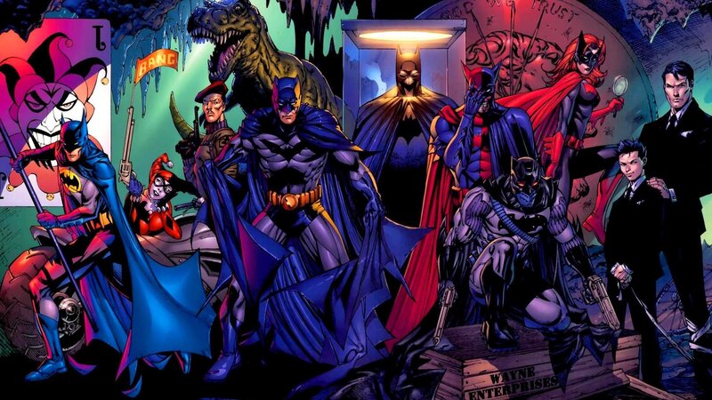 Batman and Allies Group — Blue