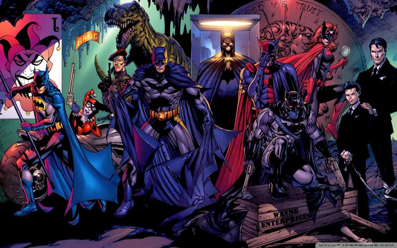 Batman and Allies Group — Purple
