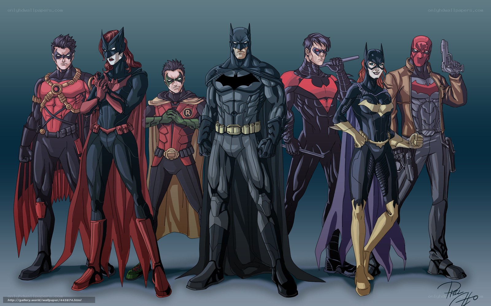 Batman and allies group