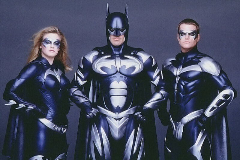 Batman and allies in costume