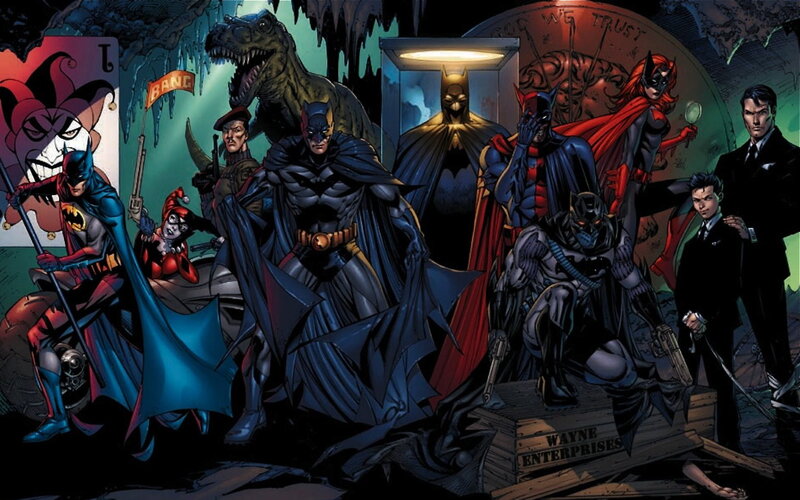 Batman and allies in Gotham