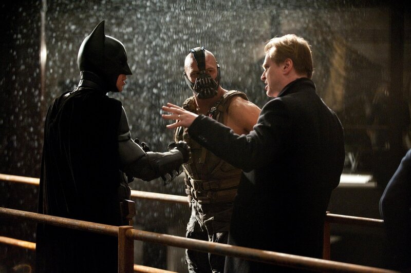 Batman and Bane Confrontation — Black