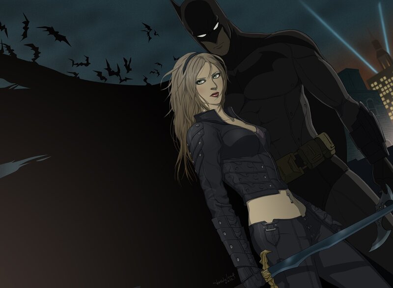 Batman and Batgirl in Gotham