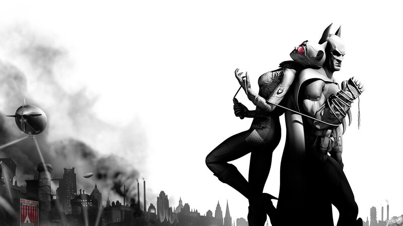 Batman and Catwoman in Gotham